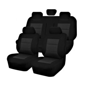 Seat Covers for Isuzu D-Max Crew Cab LS-M  LS-U  X-TERRAIN 07/2020 - On Premium Black