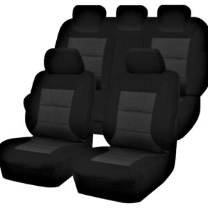 Seat Covers for MAZDA BT-50 FR UR 09/2015 - 06/2020 DUAL CAB FR BLACK PREMIUM