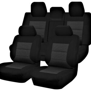 Seat Covers for  CAMRY ASV50R 12/2011 - 12/2017 4 DOOR SEDAN FR BLACK PREMIUM