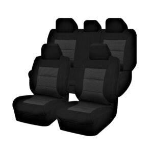 Seat Covers for  C-HR NGX10-50R 12/2016 - ON 4X4 SUV / WAGON 5 SEATERS FR BLACK PREMIUM