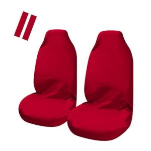 Universal Pulse Throwover Front Seat Covers - Bonus Seat Belt Buddies