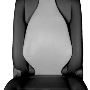 Universal Seat Cover Cushion Back Lumbar Support THE AIR SEAT New GREY X 2