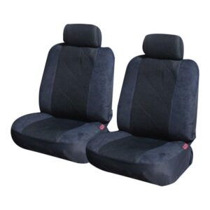 Prestige Suede Rear Seat Covers - Universal Size 06/08H Black