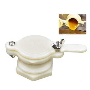 Honey Gate Valve with  Nut  Heavy Duty Nylon Bee Hive Tools 4 PCS