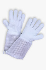 Beekeeping Bee Gloves Goat Skin 3 Mesh Ventilated Gloves-M