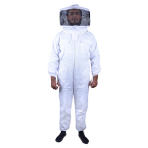 Beekeeping Bee Full Suit Standard Cotton With Round Head Veil  L