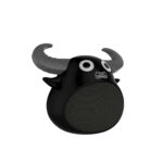 Bluetooth Animal Face Speaker Portable Wireless Stereo Sound - Black