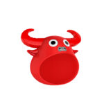 Bluetooth Animal Face Speaker Portable Wireless Stereo Sound - Red