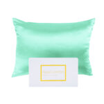 Mulberry Soft Silk Hypoallergenic Pillowcase Twin Pack 51 x 76cm - Mint