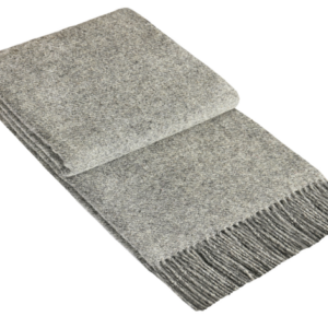 Brighton Throw - 100% NZ Wool -  Grey