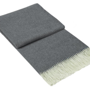 Chiswick Throw - Merino Wool/Cashmere - Grey