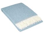 Chiswick Throw - Merino Wool/Cashmere - Blue