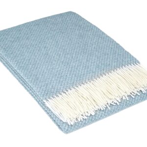 Chiswick Throw - Merino Wool/Cashmere - Blue