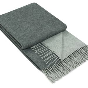 Chiswick Throw - Merino Wool/Cashmere - Charcoal