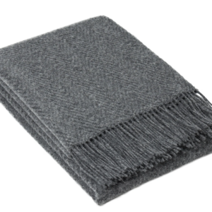 Hampton Throw - Merino Wool Blend - Slate