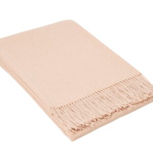 Paddington Throw - Fine Wool Blend - Blush