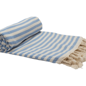 PORTSEA TURKISH COTTON TOWEL - SKY BLUE