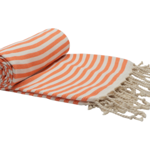 PORTSEA TURKISH COTTON TOWEL - CORAL