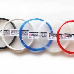 ABS Filament ClearScent ABS 1.75mm Transparent Red 50 gram 3D Printer Filament