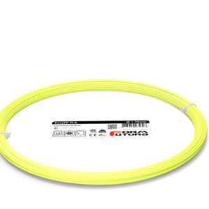 PLA Filament EasyFil PLA 1.75mm Luminous Yellow 50 gram 3D Printer Filament