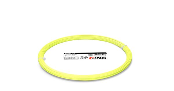 PLA Filament EasyFil PLA 1.75mm Luminous Yellow 50 gram 3D Printer Filament