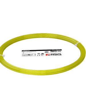 PETG Filament HDglass 1.75mm Fluor Yellow Stained 50 gram 3D Printer Filament