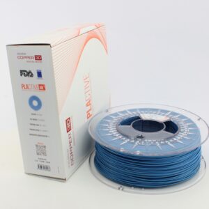 PLA Filament Copper 3D  - Innovative Antibacterial 2.85mm 750gram Sky Blue Color 3D Printer Filament