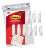 Command Medium Utility Value Pack  9 Hooks and 12 Strips  GP001-9NA