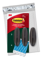 Command Outdoor Metallic Bronze Value Pack  3 Hooks and 4 Strips  AW083BZ-3NA