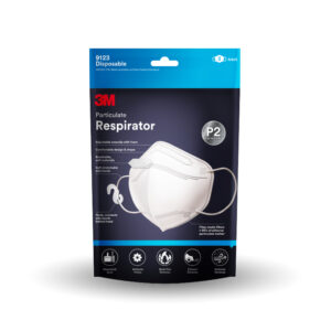 Disposable Mask P2 Respirator 9123EN-3 Pack of 3