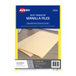 Manilla Folder Buff FC Pack of 20