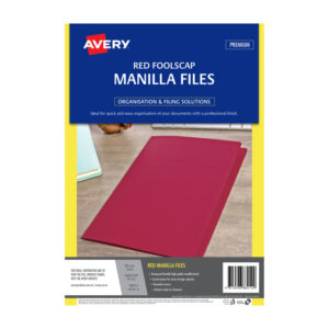 Manilla Folder Red FC Pack of 20