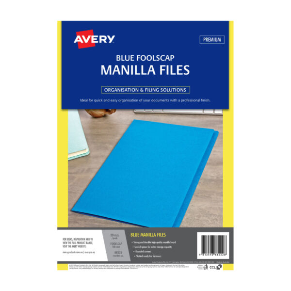 Manilla Folder Blue FC Pack of 20