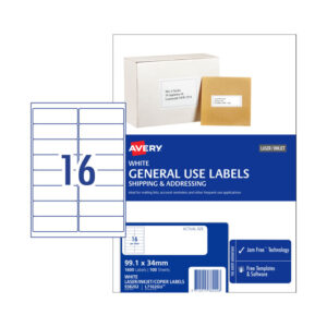 Gen Label L7162GU 16Up Bx100