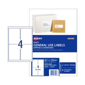 Gen Label L7169GU 4Up Bx100