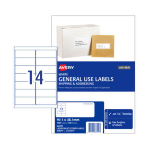 Gen Label L7163GU 14Up Bx100