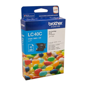 LC-40C Cyan Ink Cartridge - to suit DCP-J525W/J725DW/J925DW  MFC-J430W/J432W/J625DW/J825DW- up to 300 pages