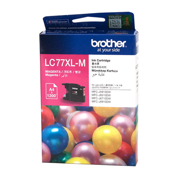 LC-77XLM Magenta Super High Yield Ink Cartridge - MFC-J6510DW/J6710DW/J6910DW/J5910DW - up to 1200 pages