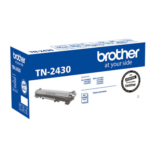 TN-2430 Mono Laser Toner - Standard  HL-L2350DW/L2375DW/2395DW/MFC-L2710DW/2713DW/2730DW/2750DW up to 1 200 pages