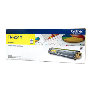 TN-251Y Colour Laser Toner - Yellow  HL-3150CDN/3170CDW/MFC-9140CDN/9330CDW/9335CDW/9340CDW /DCP-9015CDW1 400 Pages