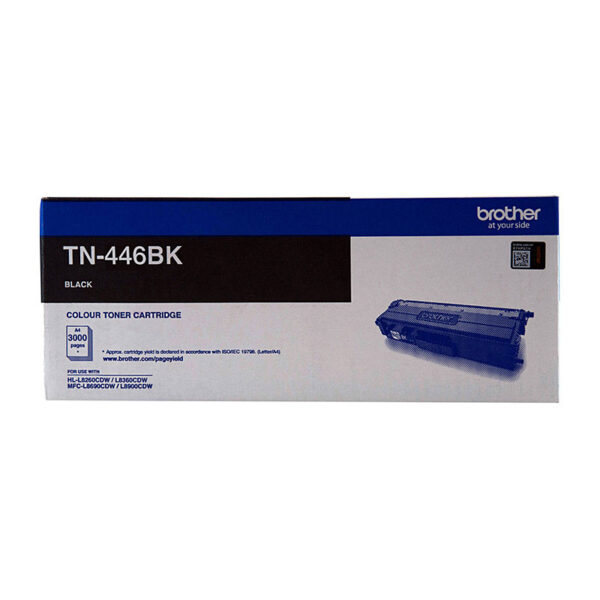 TN-446BK Colour Laser Toner - Super High Yield Black - to suit HL-L8360CDW  MFC-L8900CDW - 6 500 Pages