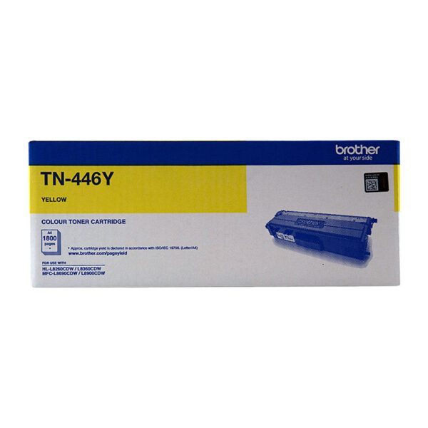 TN-446Y Colour Laser - Super High Yield Yellow - HL-L8360CDW  MFC-L8900CDW - 6 500 Pages