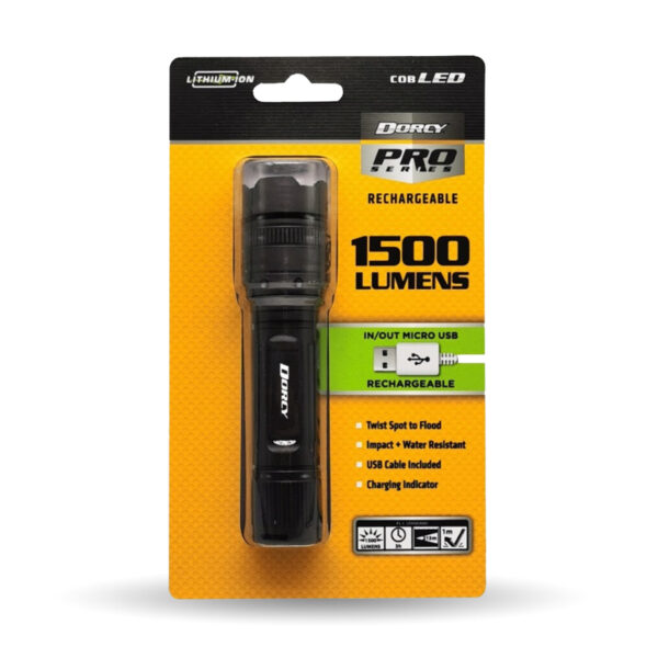 1500 Lumens Flashlight