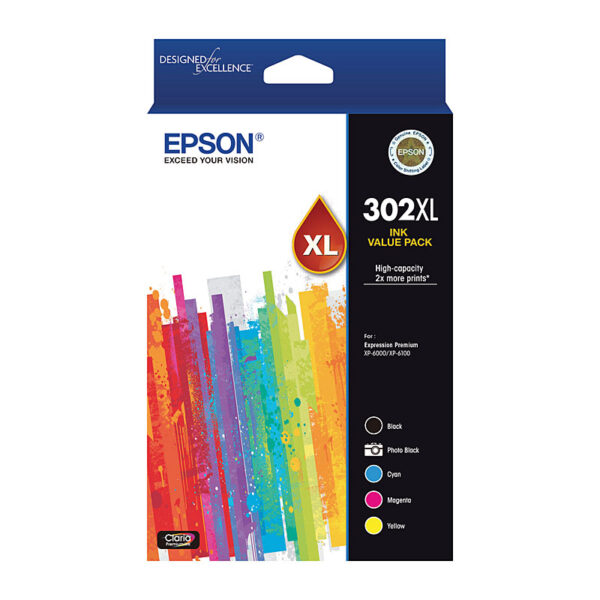 302XL 5 Ink Value Pack