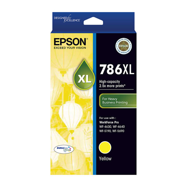 786XL Yellow Ink Cartridge High Yield Suit WF-4630/4640