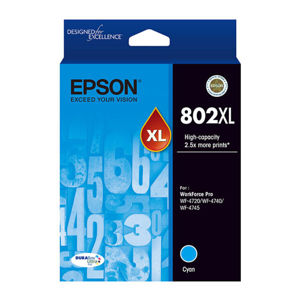 802XL Cyan Ink Cartridge