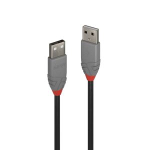 LINDY .5m USB2 A-A  Anthra Line