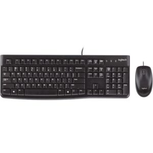 MK120 Keyboard & Mouse Combo Quiet typing and Spill resistant High-definition optical tracking Thin profile 3yr