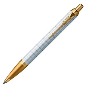 IM Premium Ballpoint Pen - Pearl with Gold Trim