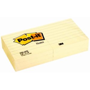 Notes 630-6PK Ruled Pack of 6